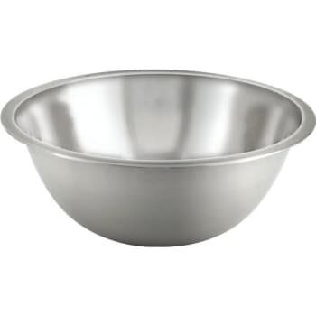 Winco 1.5 Quart Stainless Steel Mixing Bowl, Package Of 12
