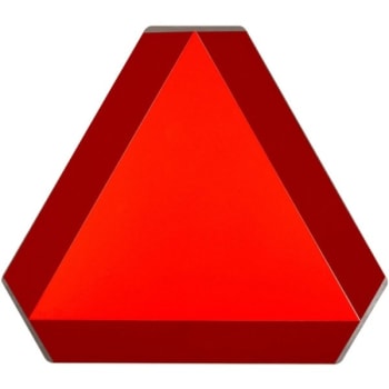 Image for Brady® SLOW MOVING VEHICLE Sign 14" H x 16" W Steel Orange/Red from HD Supply