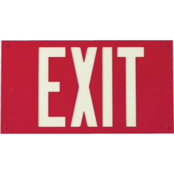 Brady® BradyGlo™ #90885 Green Exit Sign