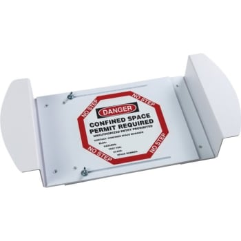 Image for Brady® "danger Confined Space" Sign 21"hx30"wx0.24"d Black/red/white, Write On from HD Supply