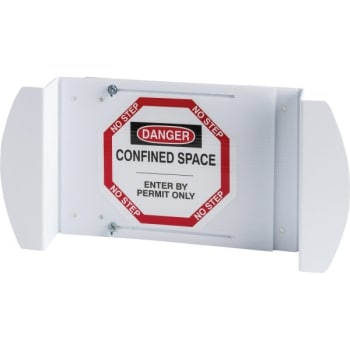 Image for Brady® "danger Confined Space" Sign 21"hx30"w Black/red On White, Permit Only" from HD Supply