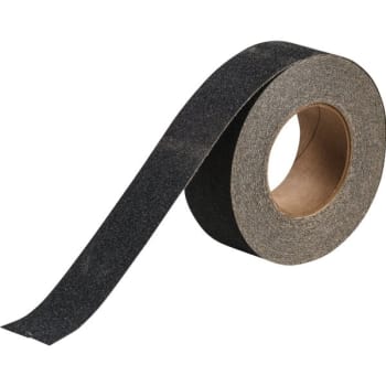 Brady® Anti-Skid Grit-Coated Tape 2 in W Black Roll of 60 Feet