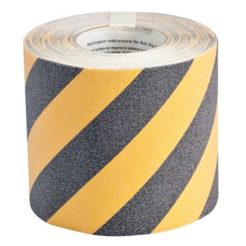 Image for Brady® Striped Anti-Skid Tape 6 in W Black on Yellow Each from HD Supply