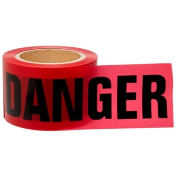 Image for Brady® "DANGER" Barricade Tape 3 in W Black on Red Roll of 200 Feet from HD Supply