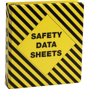 Image for Brady® MSDS Binder Black on Yellow from HD Supply