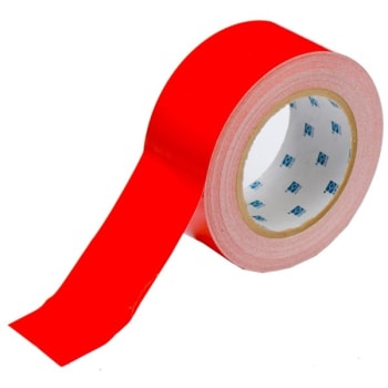 Brady® ToughStripe™ Floor Marking Tape 2 in W Red Roll of 100 Feet