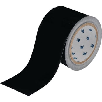 Image for Brady® ToughStripe™ Floor Marking Tape 2 in W Black Roll of 100 Feet from HD Supply