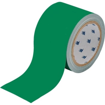 Brady® ToughStripe™ Floor Marking Tape 2 in W Green Roll of 100 Feet