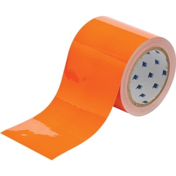 Brady® ToughStripe™ Floor Marking Tape 3 in W Orange Roll of 100 Feet