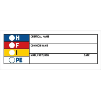 Brady® Common And Chemical Name Labels