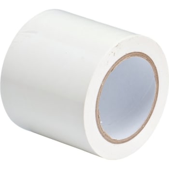 Image for Brady® Vinyl Aisle Marking Tape 4 in W White Roll of 108 FT from HD Supply