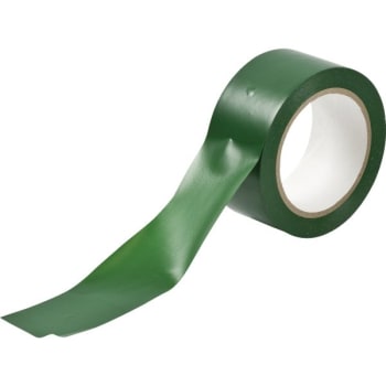 Brady® Vinyl Aisle Marking Tape 2 in W Green Roll of 108 FT