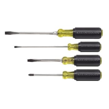 Image for Klein Tools Cushion-Grip Screwdriver Set, 4 Piece Set from HD Supply