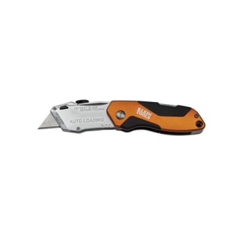 Image for Klein Tools Auto-loading Folding Utility Knife from HD Supply