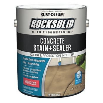 Rust-Oleum Rocksolid High-Gloss Concrete Stain & Sealer Case Of 2