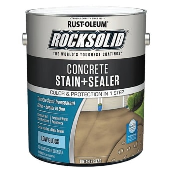 Rust-Oleum RockSolid Low-Gloss Concrete Stain & Sealer Case Of 2