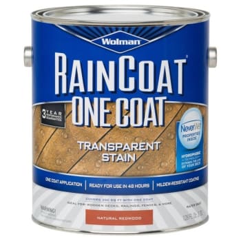Image for Rust-Oleum Wolman Natural Red Raincoat Water-Based Stain Case Of 4 from HD Supply