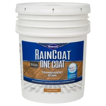 Image for Rust-Oleum Wolman 5 Gal Natural Hickory Raincoat Water-Based Stain from HD Supply