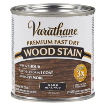 Image for Rust-Oleum Varathane Dark Walnut Fast Dry Wood Stain Case Of 4 from HD Supply