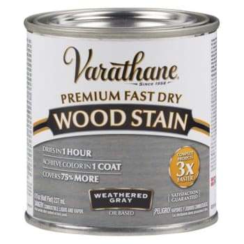 Image for Rust-Oleum Varathane Weathered Gray Fast Dry Wood Stain Case Of 4 from HD Supply
