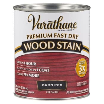 Image for Rust-Oleum Varathane Barn Red Premium Fast Dry Wood Stain Case Of 2 from HD Supply