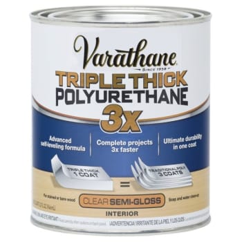 Image for Rust-Oleum Varathane Semi-Gloss Triple Thick Polyurethane Case Of 2 from HD Supply