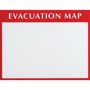 Brady 13-1/2 X 17-1/2 Brady Evacuation Plan Insert Holder