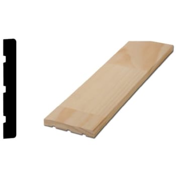 Woodgrain Distribution 11/16 X 6-5/8 X 81-11/16" Below Dado Solid Pine Interior Flat Jamb Package Of 2