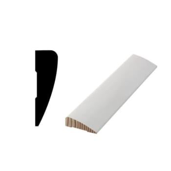 Woodgrain Distribution 327 11/16"X2-1/4"X7' Primed Finger-Jointed Door/Window Casing, Package Of 5