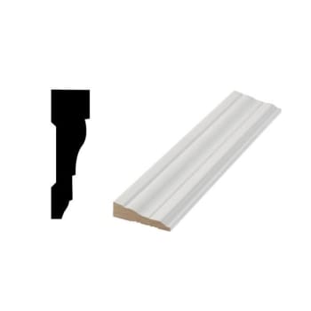 Image for Woodgrain Distribution 366 11/16"x2-1/4"x7' Primed Finger-Jointed Door/Window Casing, Package Of 5 from HD Supply
