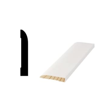 Woodgrain Distribution 713 9/16" X 3-1/4" X 8' Primed Finger-Jointed Base Moulding Package Of 5