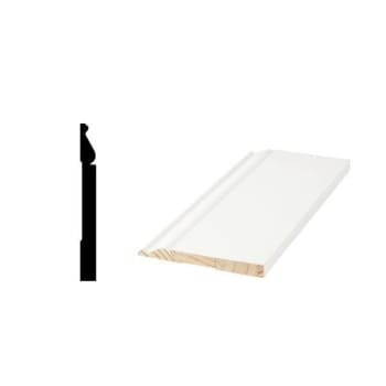 Image for Woodgrain Distribution 5163 9/16" X 5-1/4" X 8' Primed Finger-Jointed Base Moulding Package Of 5 from HD Supply