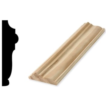 Image for Woodgrain Distribution 1218 5/8" X 2-1/2" X 8' Solid Pine Chair Rail Moulding, Package Of 5 from HD Supply