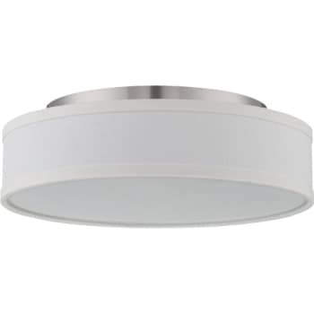 Image for Satco® Heather 18w 1-Light Led Flush Mount Light (Brushed Nickel) from HD Supply