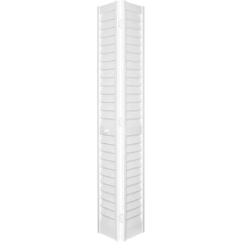 Image for Plantation 30 X 80 In. 3 In. Thick Louver/Louver PVC Composite Bi-Fold Door (White) from HD Supply