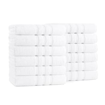 Image for Cotton Bay® Green™ Classic Bath Towel 24x50" 12 Lbs/dozen White, Case Of 36 from HD Supply