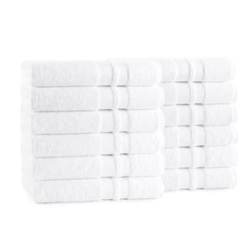 Cotton Bay® Green™ Ultra Bath Towel 27x50" 14 Lbs/dozen White Case Of 36