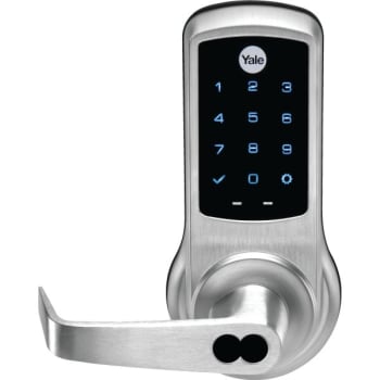 Image for Yale® NexTouch Lockset, Capacitive Touchscreen, No Radio, Chrome Finish, SFIC Interchangable Core from HD Supply