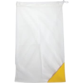 Laundry Bag Washable Mesh 24W x 36"L Yellow Tag