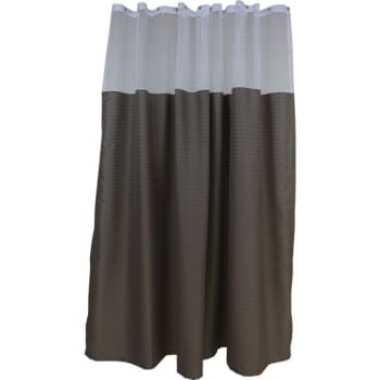 Threadwell Sapphire Pattern Privacy Curtain M+a Matting Cobblestone 84l X 108 W