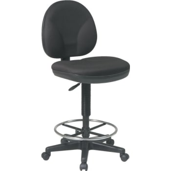 Office Star Products Worksmart Sculptured Seat And Back Drafting Chair
