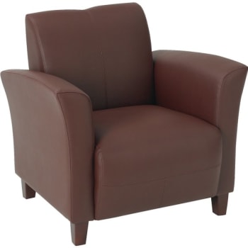 Image for Office Star Products Furniture Breeze - Wine Eco Leather Club Chair from HD Supply