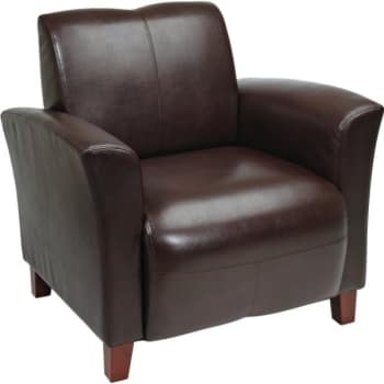 Image for OSP Furniture Breeze - Mocha Eco Leather Club Chair from HD Supply