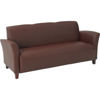 Image for Office Star Products Furniture Breeze - Wine Eco Leather Sofa from HD Supply