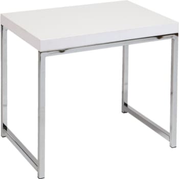 Image for Office Star Products Wall Street White Melamine Table from HD Supply