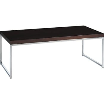 Image for Office Star Products Wall Street Espresso Engineered Wood Coffee Table from HD Supply