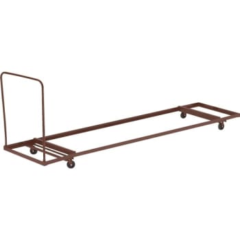 Image for National Public Seating Horizontally Stacking Rectangular Folding Table Dolly from HD Supply