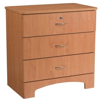 Image for Oslo 3-Drawer Bedside Chest Oklahoma Oak from HD Supply