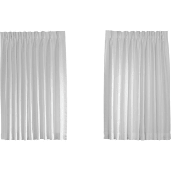 Image for Kreative Kamaaina Ready-To-Hang Drapery, 100% Polyester 96 x 84" White from HD Supply