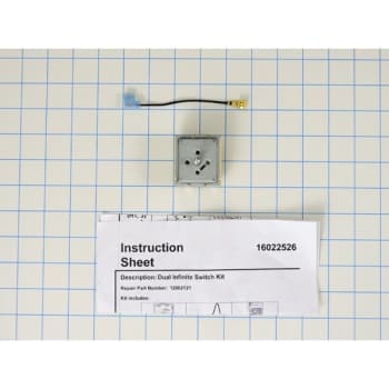 Image for Whirlpool Replacement Infinite Switch Kit For Cooktop, Part# 12002121 from HD Supply